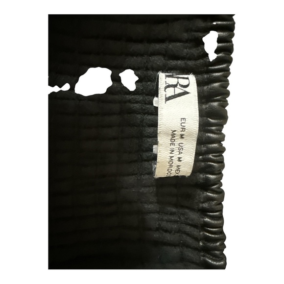 Zara Black Lace-Up Crop bustier size medium - Picture 4 of 5